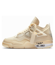 Nike Air Jordan 4 Retro Off-White Sail с мехом