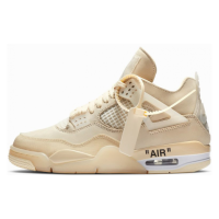Nike Air Jordan 4 Retro Off-White Sail с мехом