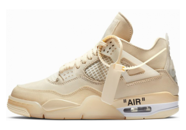 Nike Air Jordan 4 Retro Off-White Sail с мехом