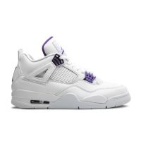 Nike Air Jordan 4 Retro Metallic Purple с мехом