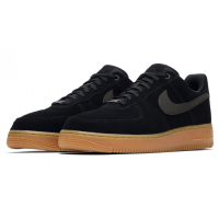 Кроссовки Air Force замшевые черные