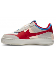 Nike Air Force 1 Shadow Grey Red