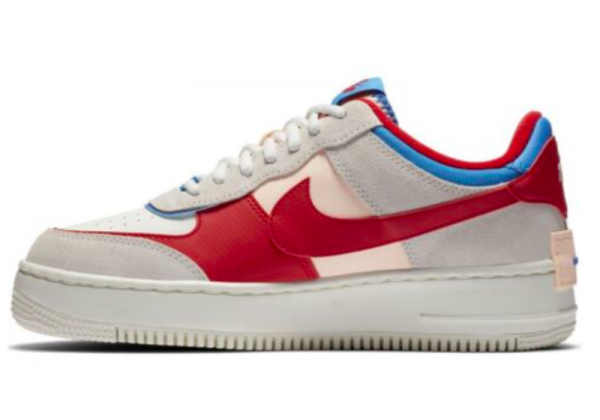 Nike Air Force 1 Shadow Grey Red
