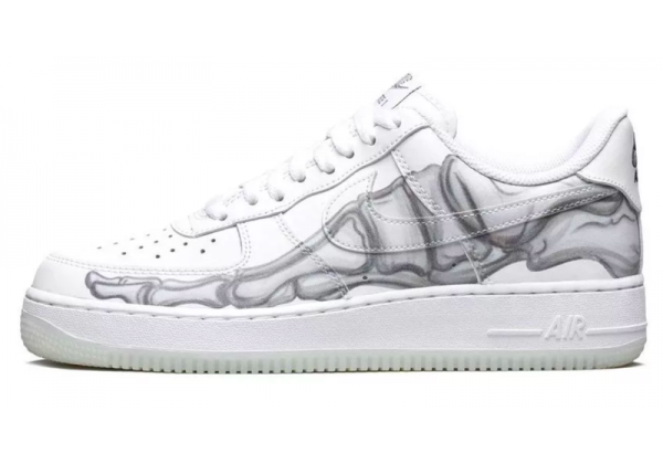 Nike Air Force 1 Low Skeleton Halloween White