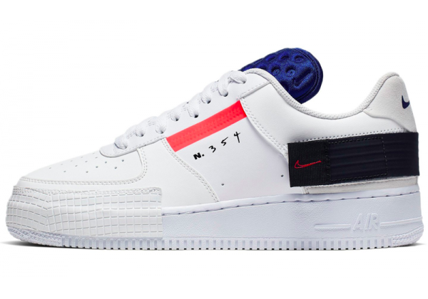 Nike Air Force 1 07 n 354 белые с синим