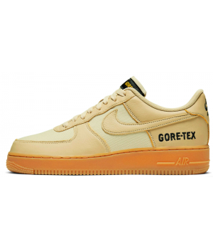 Кроссовки Nike Air Force Gore-Tex бежевые моно