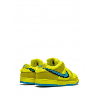 Кроссовки Nike SB Dunk Low Grateful Dead Yellow Bear желтые с зеленым
