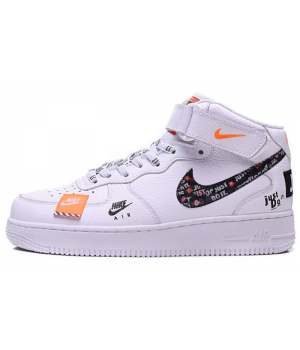 Кроссовки Nike Air Force 1 07 Mid Just Do It White