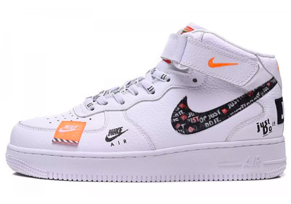 Кроссовки Nike Air Force 1 07 Mid Just Do It White