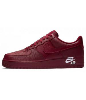 Nike кроссовки Air Force Low ’07 LTHR Sail Team Burgundy