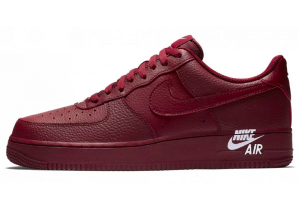 Nike кроссовки Air Force Low ’07 LTHR Sail Team Burgundy