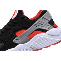 Кроссовки Nike Huarache черные с красным
