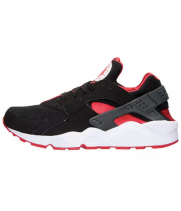 Кроссовки Nike Huarache черные с красным