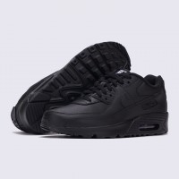 Кроссовки Nike Air Max 90 Black With Fur черные