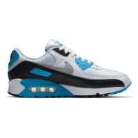 Кроссовки Nike Air Max 90 Ltr Gs белые с синим
