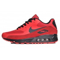 Кроссовки Nike Air Max 90 замшевые красные
