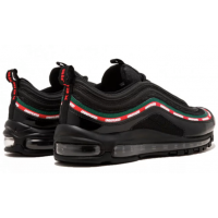 Кроссовки Air Max 97 c принтом черные