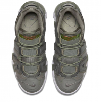 Кроссовки Nike Air More Uptempo 96 хаки с белым