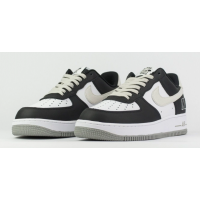 Кроссовки Nike Air Force 1 Low Black Grey Logo
