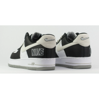 Кроссовки Nike Air Force 1 Low Black Grey Logo