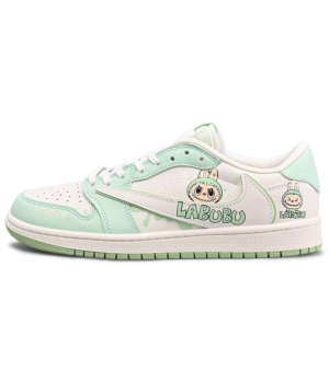 Кроссовки Nike Air Jordan 1 Low Travis Scott Labubu Mint White