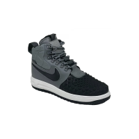 Nike Lunar Force 1 Duckboot WaterShield Black Grey зимние