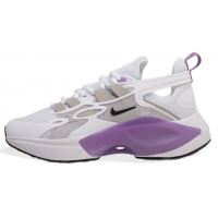 Кроссовки Nike Air Barrage белые с фиолетовым