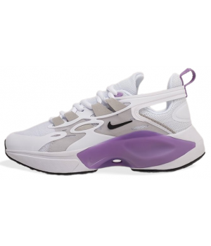 Кроссовки Nike Air Barrage белые с фиолетовым