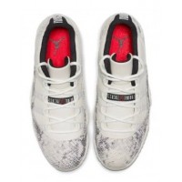 Jordan кроссовки 11 Retro Low LE Snakeskin Light Bone бежевые