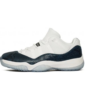 Кроссовки Jordan 11 Retro Low LE Snakeskin белые