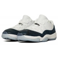 Кроссовки Jordan 11 Retro Low LE Snakeskin белые