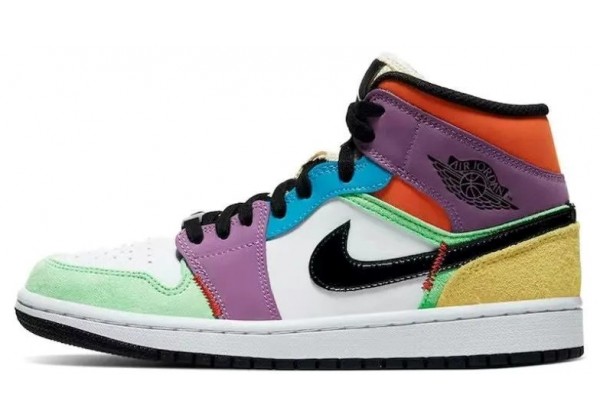 Кроссовки женские Nike Jordan Mid SE WMNS Lightbulb мульти