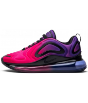 Зимние кроссовки Nike Air Max 720 сиреневые с розовым