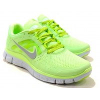 Кроссовки Nike Free Run зеленые