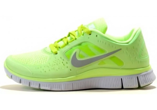 Кроссовки Nike Free Run зеленые