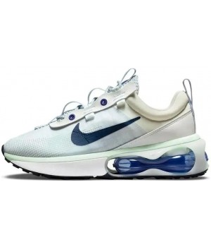 Кроссовки Nike Air Max 2021 женские белые с синем 