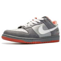 Кроссовки Nike Air Force серые с оранжевым