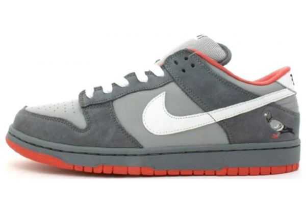 Кроссовки Nike Air Force серые с оранжевым