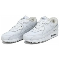 Зимние Nike Air Max 90 VT кожаные белые