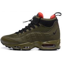 Зимние кроссовки Nike Air Max 95 SneakerBoot Olive зеленые