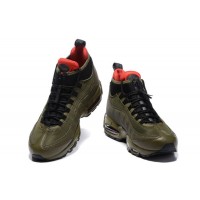 Зимние кроссовки Nike Air Max 95 SneakerBoot Olive зеленые