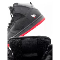 Nike Air Force 1 Jeff Staple x Dunk Mid Pro Sb Black зимние