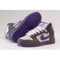 Nike Dunk SB Mid Purple Pigeon зимние