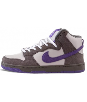 Nike Dunk SB Mid Purple Pigeon зимние