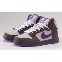 Nike Dunk SB Mid Purple Pigeon зимние