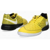 Бутсы Nike Lunar Gato II IC желтые