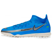 Бутсы Nike Phantom GT Club Dynamic Fit TF синие