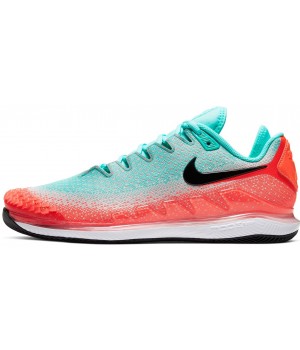 Кроссовки Nike Air Zoom Vapor X Knit красные с зеленым