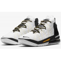 Баскетбольные кроссовки Nike Lebron XVIII черно-белые