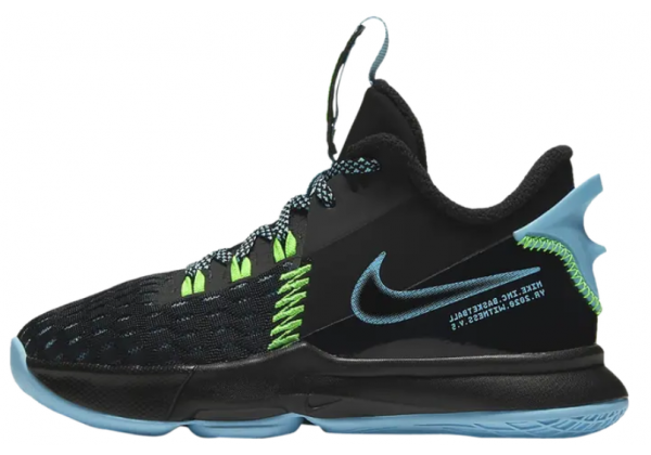 Баскетбольные кроссовки Nike Lebron Witness V черные